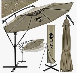 Sombrilla de jard�n con accesorios